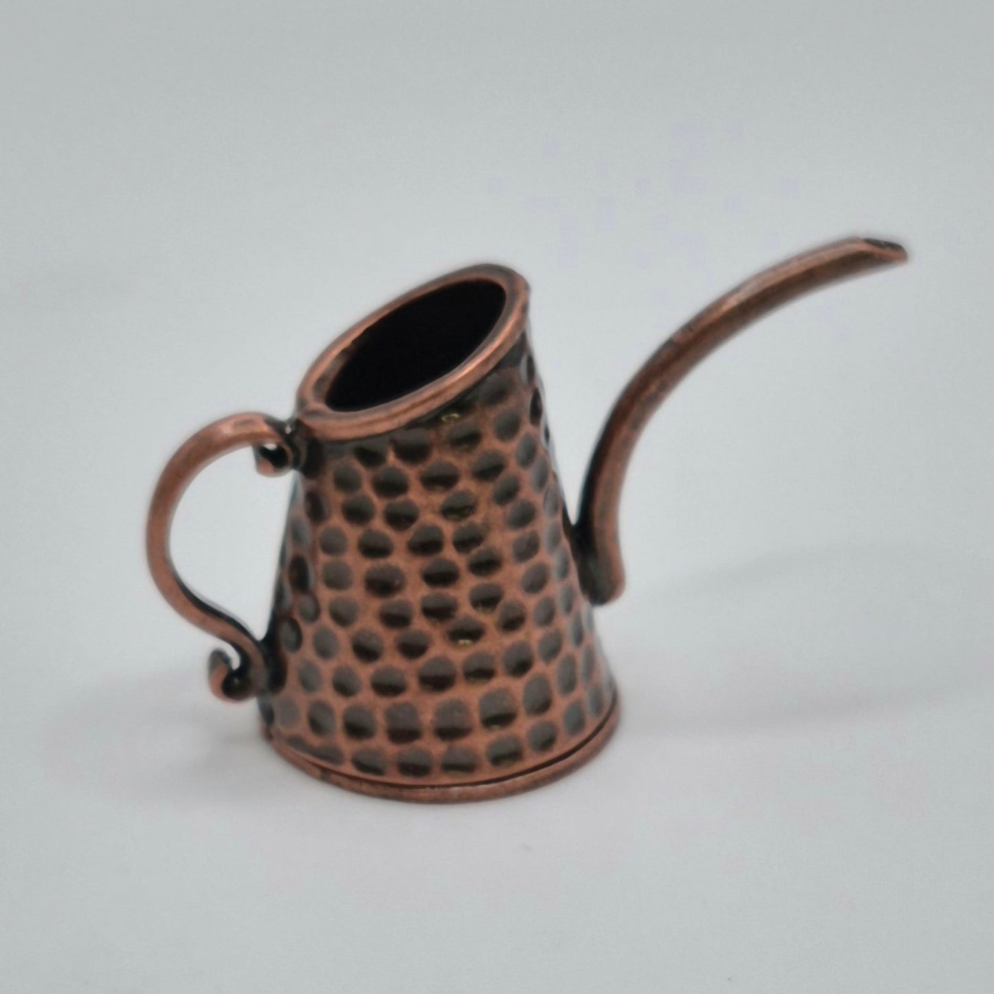 Antique Finish Long Spout Watering Can - 1/12 Scale Dollhouse Miniature