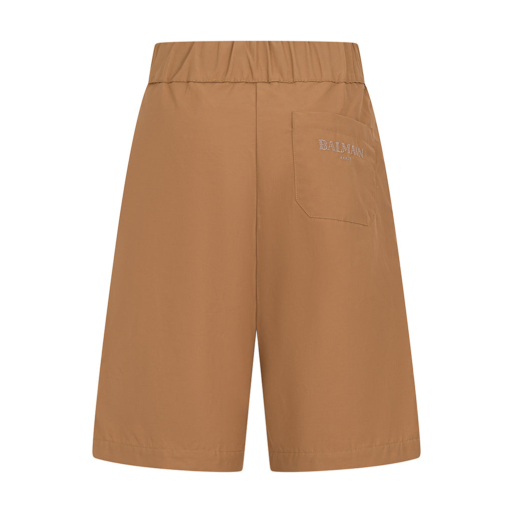 Balmain Kids Pleated Bermudas