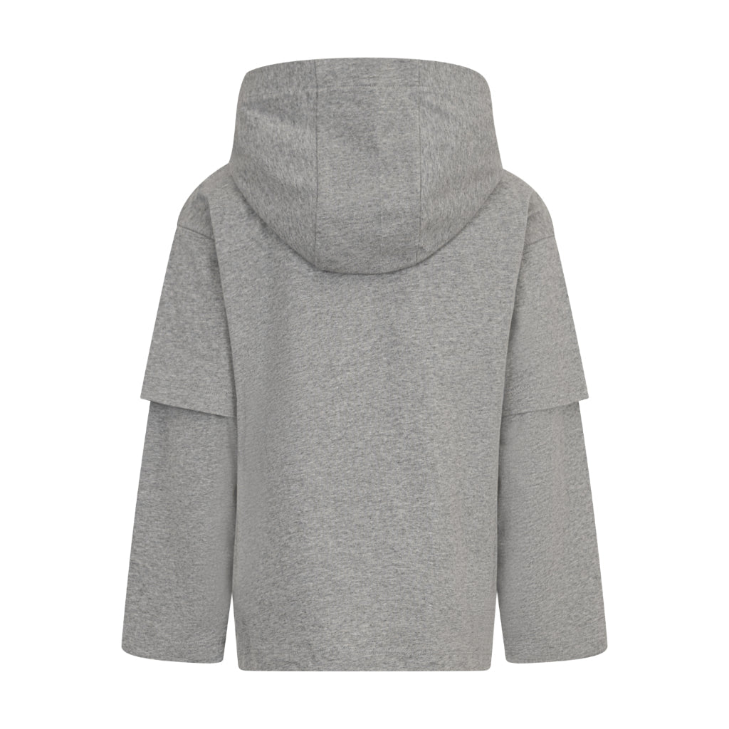 Balmain Kids Hooded Logo Top