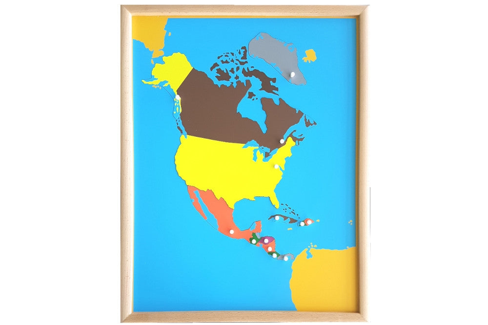 Puzzle Map of North America