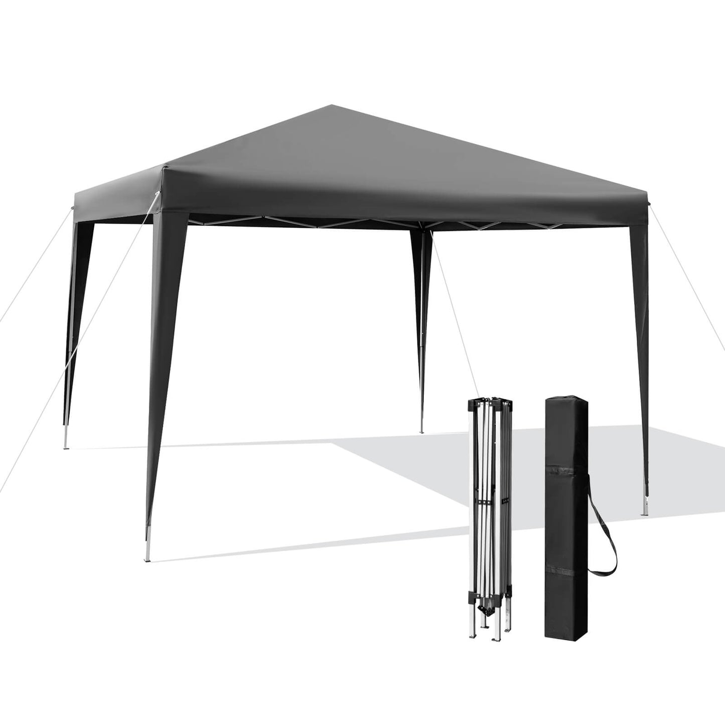 10 x 10 Feet Outdoor Pop-up Patio Canopy for Beach and Camp