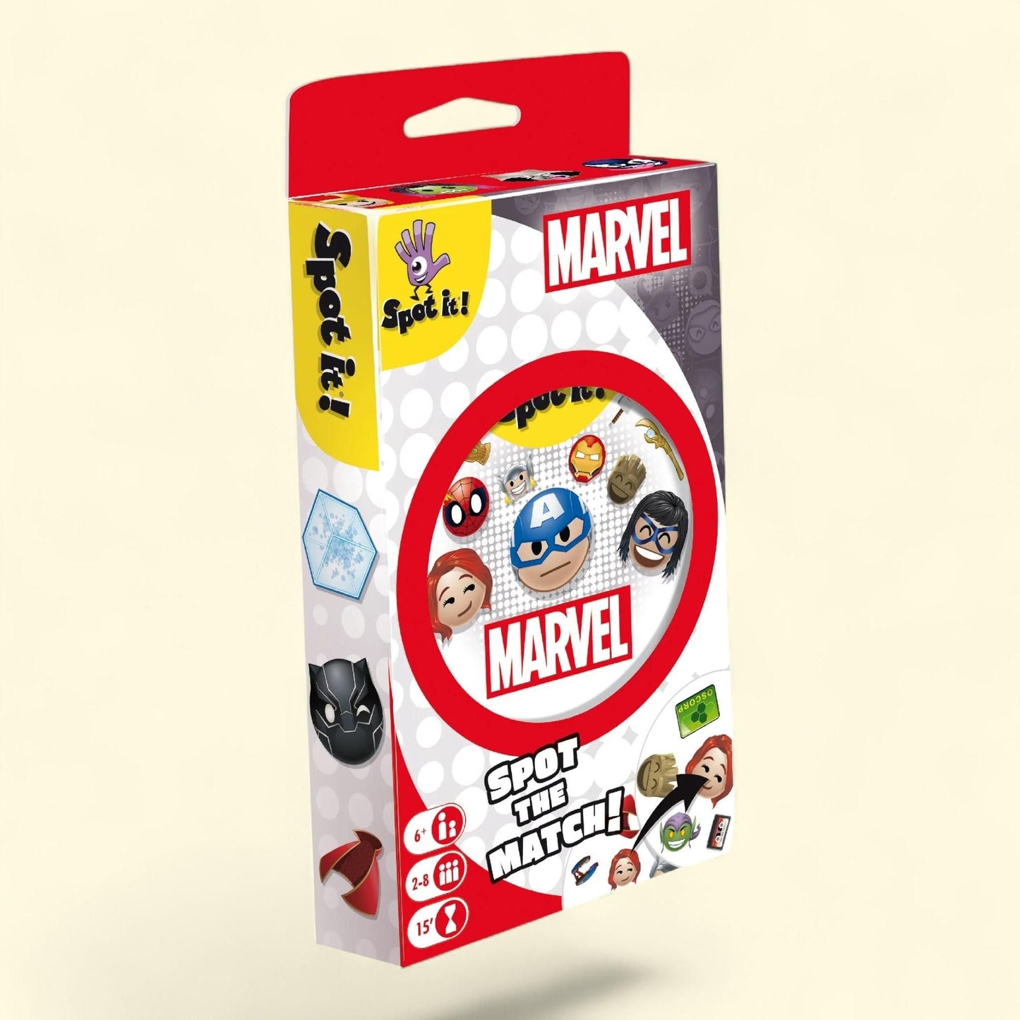Asmodee Spot It Marvel Eco-Pack Family Card Game, Ages 6+