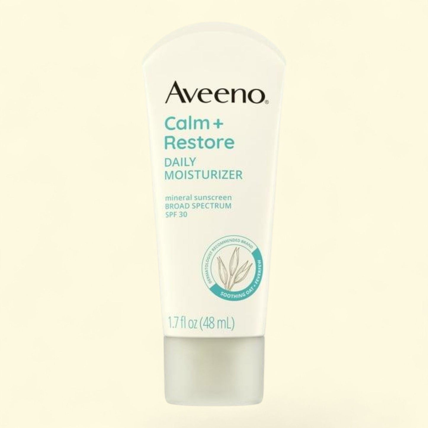 Aveeno Calm + Restore Daily Moisturizer Mineral Sunscreen, 1.7 fl. oz