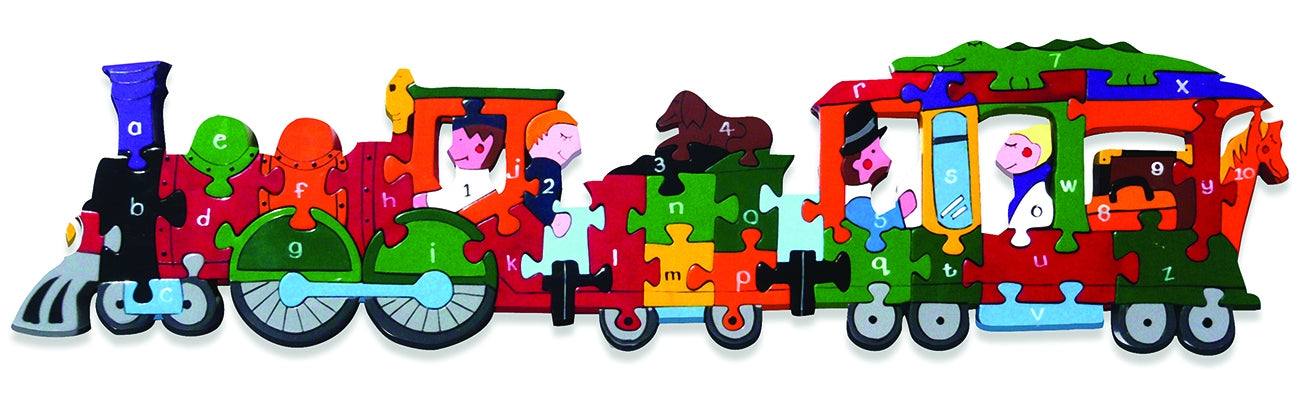Alphabet Jigsaws Alphabet & Number Train