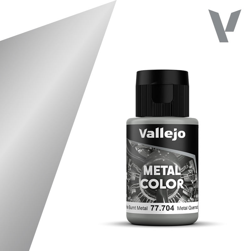 Metal Color Airbrush Colors by Vallejo - 77.704 Pale Burnt Metal
