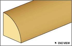Basswood - Trim - 3/32" Quarter Round