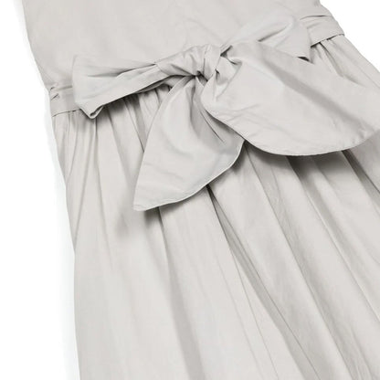 Bow-Detail Cotton Dress