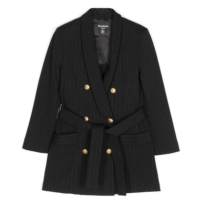 Balmain Kids Knit Coat
