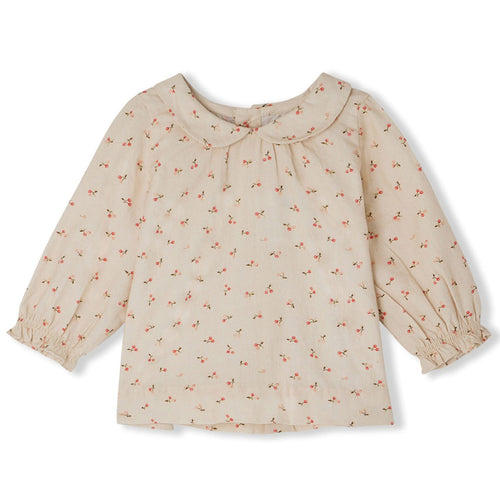 Bonpoint Tenvol Blouse With Cherry Print