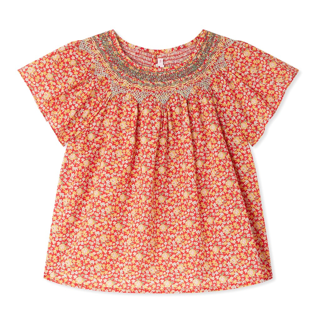 Bonpoint Nella Smockee Blouse