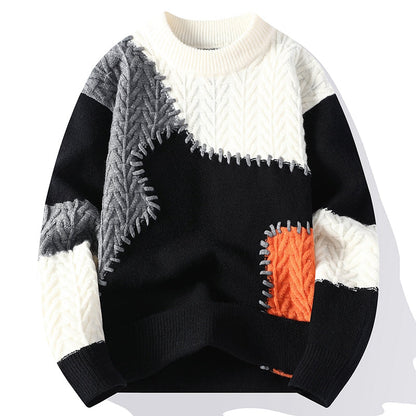 hype-patchwork-sweater