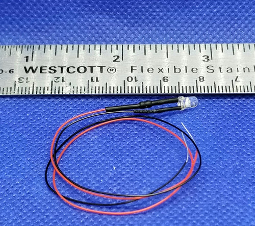 3 mm 5-12 Volt Solid LED - Cool White