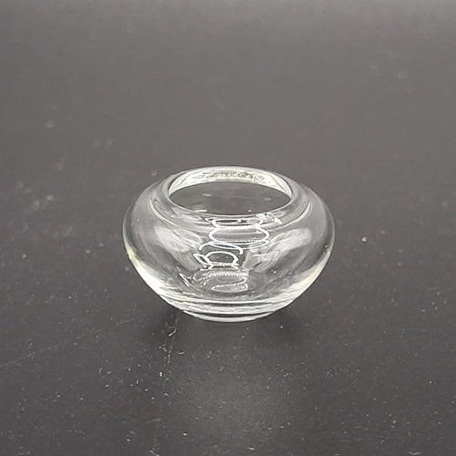 Glass Fish Bowl - 1/12 Scale Dollhouse Miniature