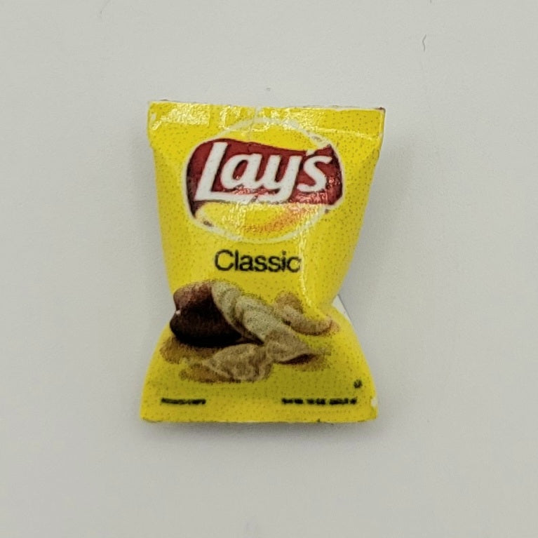 Individual Size Bags of Chips - 1/12 Scale - Dollhouse