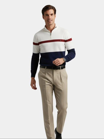 quarter-zip-sweater-jumper-cross-crown
