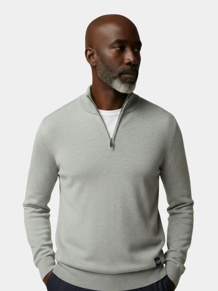 half-zip-knitwear-pullover-sweater-cross-crown