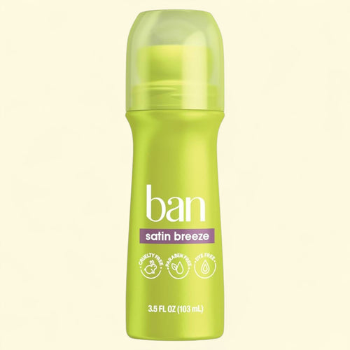 Ban Antiperspirant Deodorant, Satin Breeze, 3.5 oz