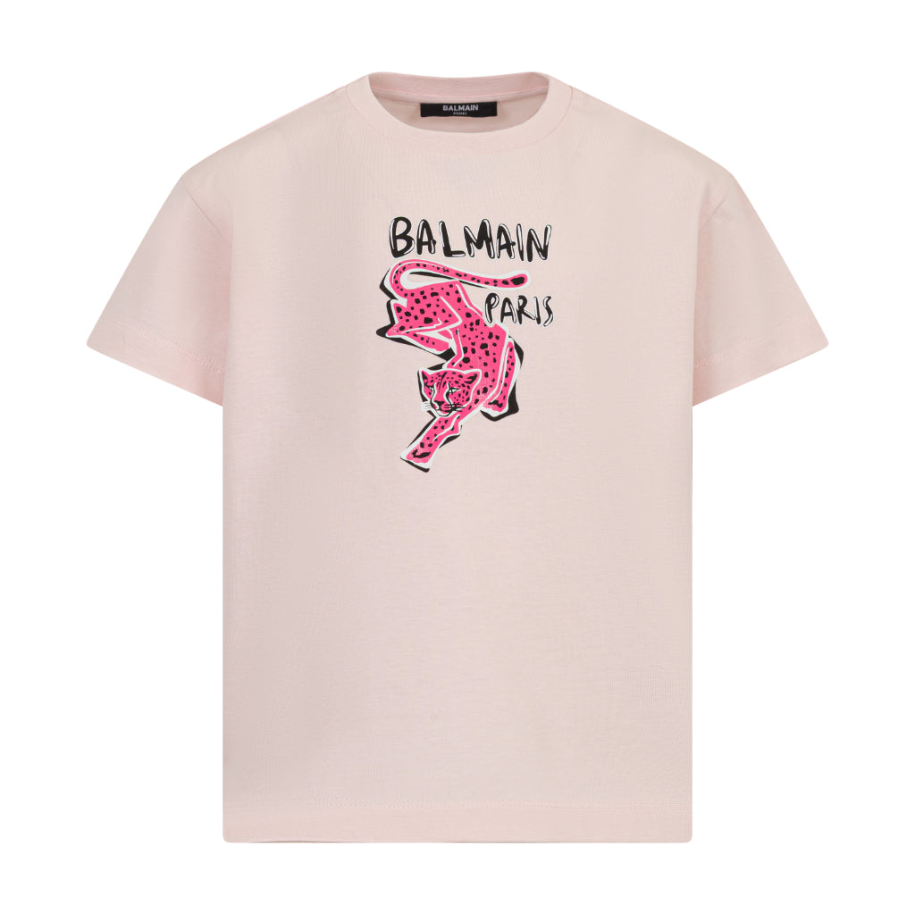Balmain Kids Graphic Print T-shirt