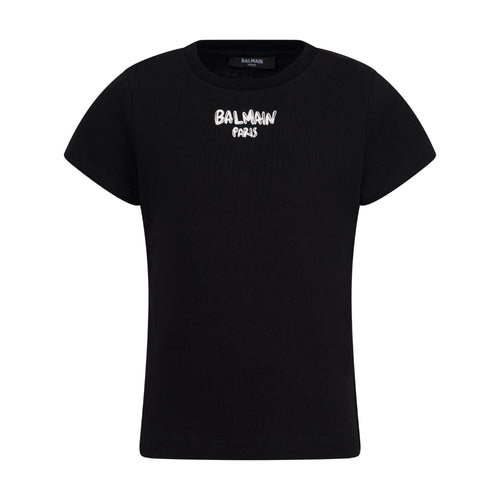 Balmain Kids Logo Print T-shirt
