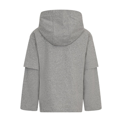 Balmain Kids Hooded Logo Top