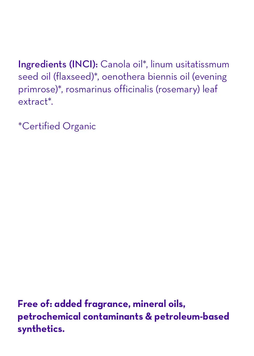 (No Fragrance) Super Sensitive™ Certified Organic Body Oil