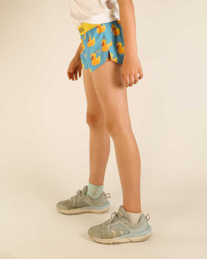 Girls' Rubber Ducky Running Shorts