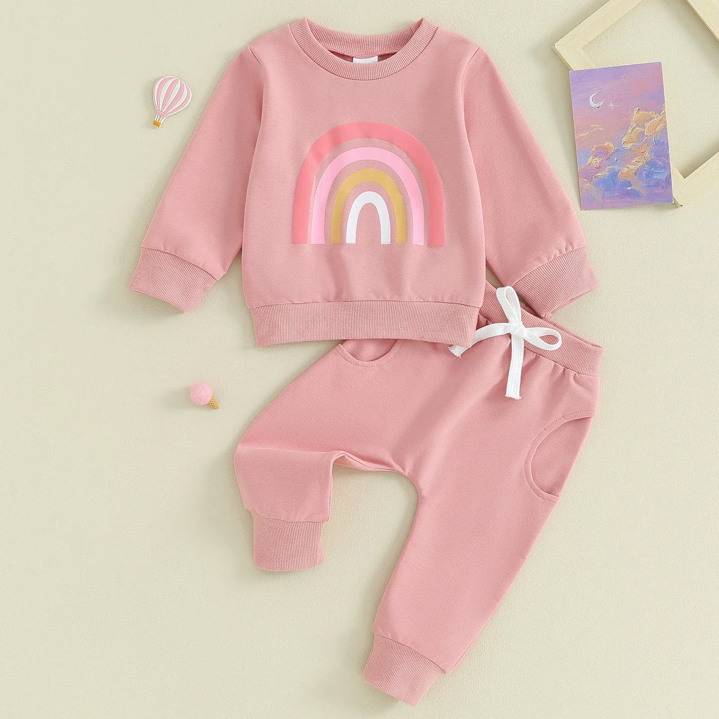 RAINBOW Joggers Outfit