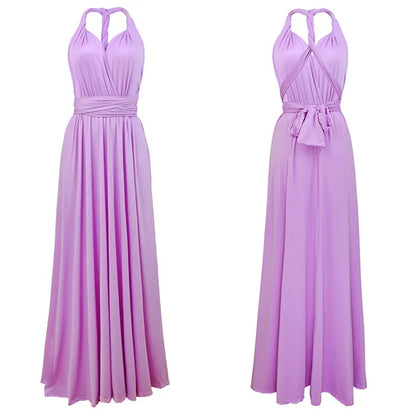Women Long Party Dress Club Floor-Length Summer Backless Bandage Maxi Dress Multiway Bridesmaids Boho Women Dress Vestidos