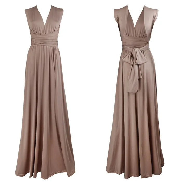 Women Long Party Dress Club Floor-Length Summer Backless Bandage Maxi Dress Multiway Bridesmaids Boho Women Dress Vestidos