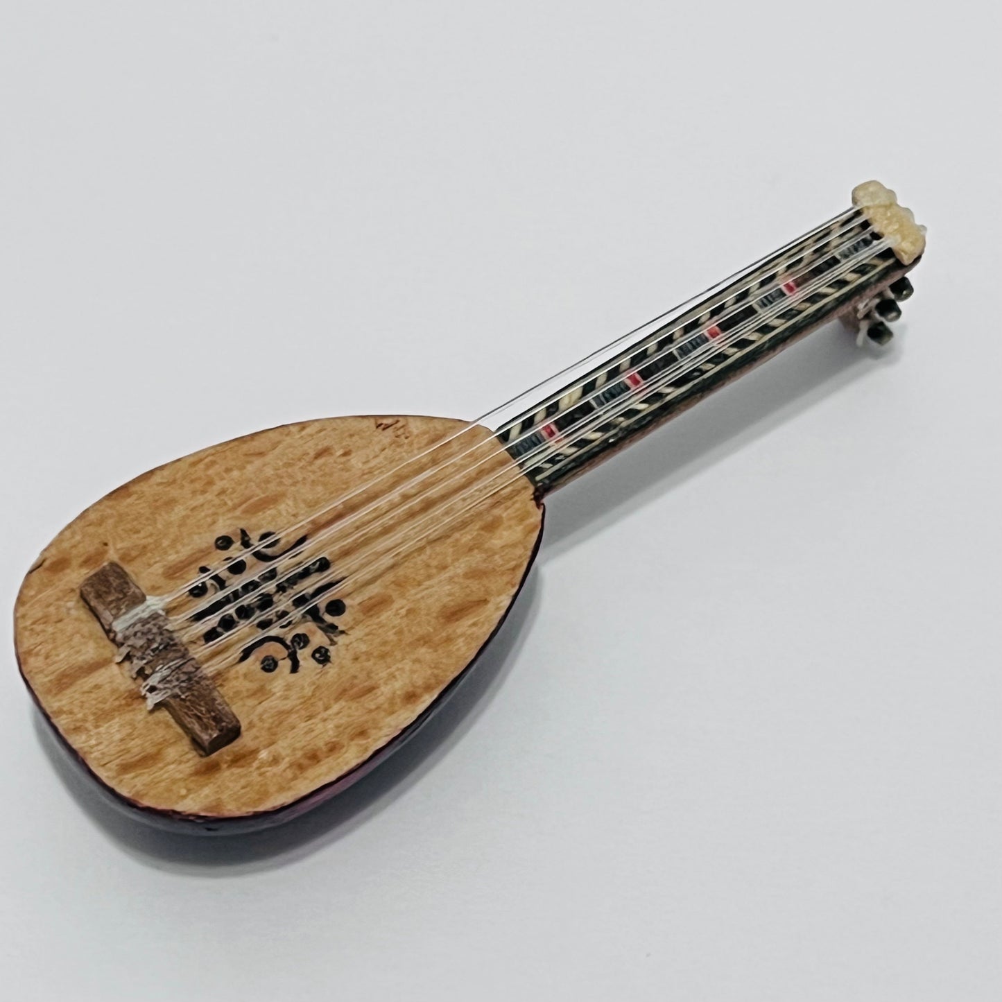 Lute - 2 Options - 1/12 Scale Dollhouse Miniature
