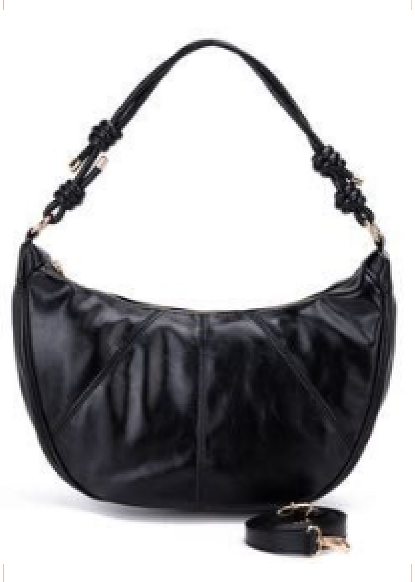 Myra Black Moon Shape Bag