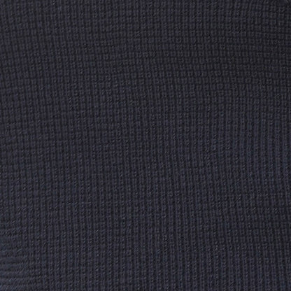 Riviera Waffle Knit Polo Navy with White