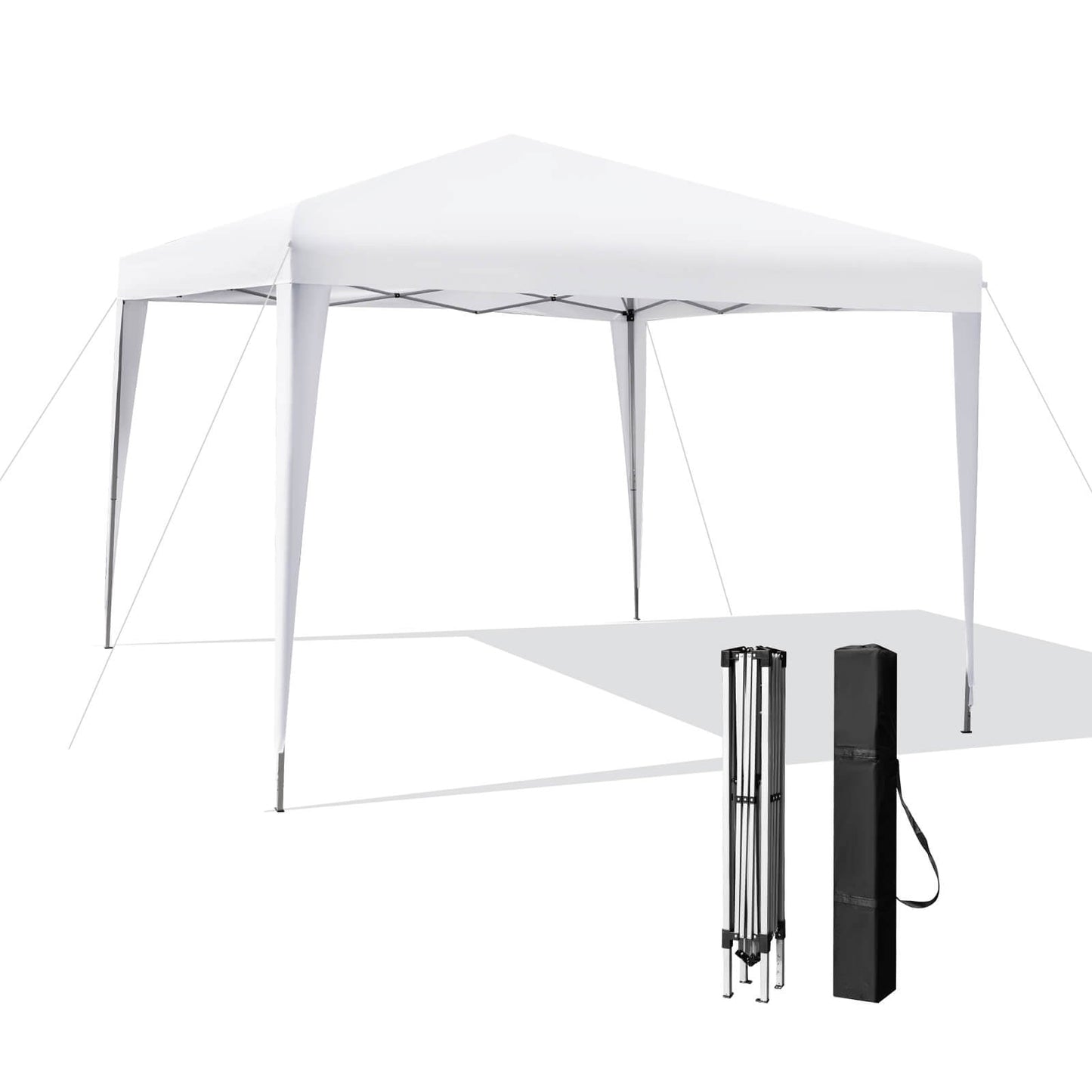 10 x 10 Feet Outdoor Pop-up Patio Canopy for Beach and Camp