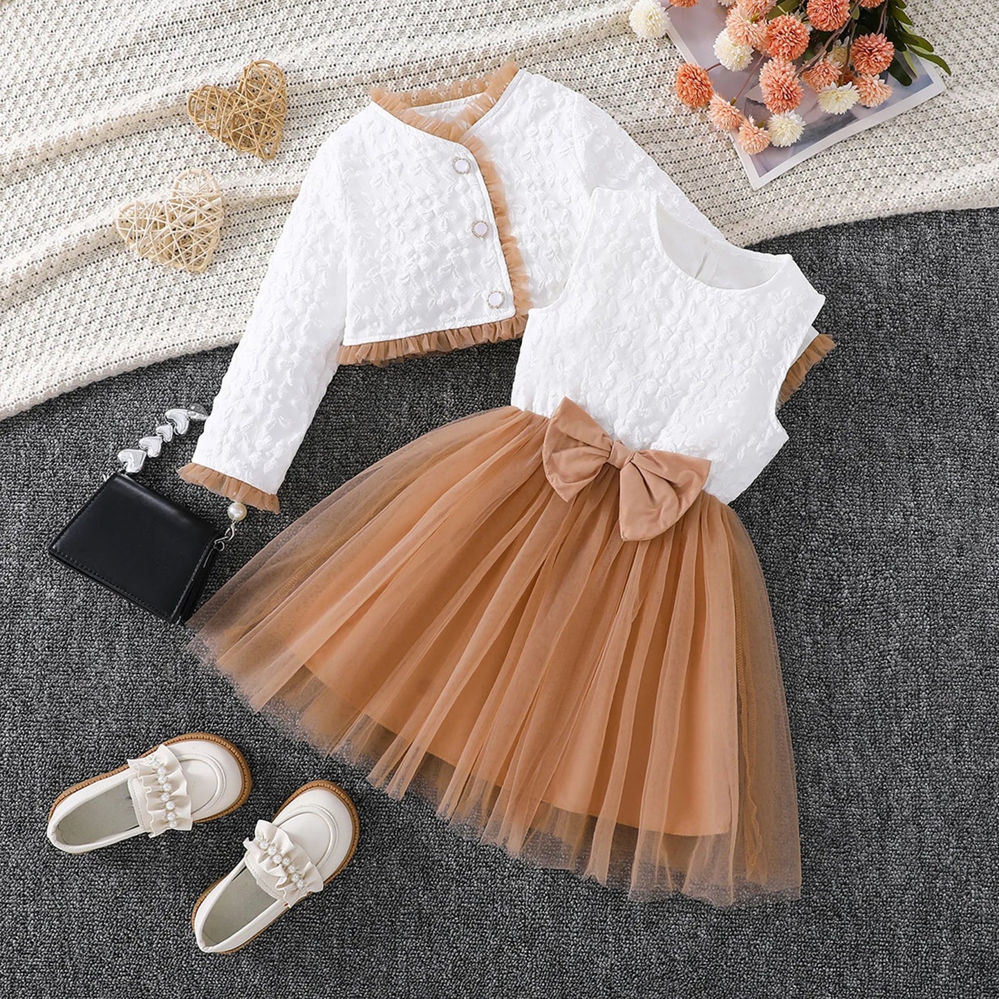 ESTELLE Tulle Dress with Jacket