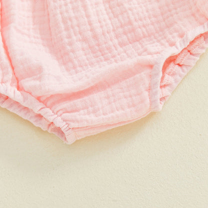 PENNY Smocked Muslin Summer Outfit