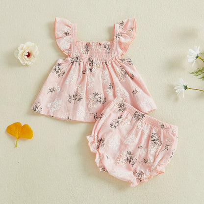 KEELY Floral Smocked Summer Outfit