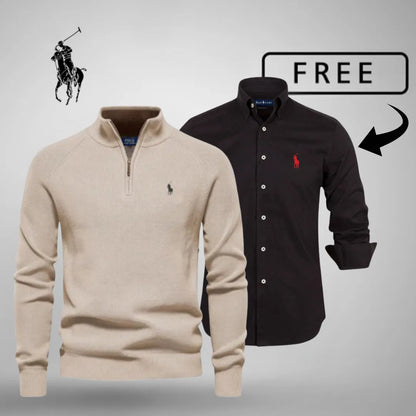 premium-half-zip-jumper-free-classic-shirt