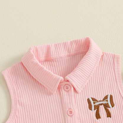 FOOTBALL Bowtie Skirt Outfit
