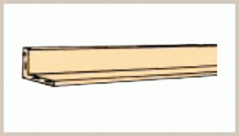 Basswood - Trim - 1/4" Angle - 14ANG