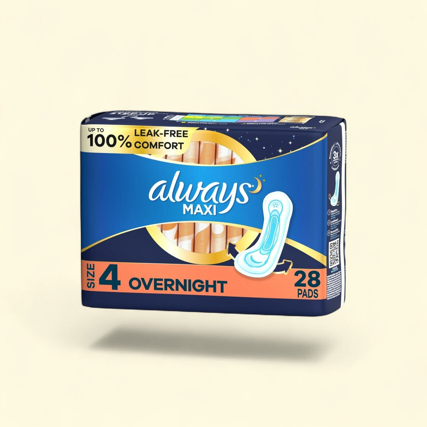 Always Maxi Pads, Size 4, 28 CT