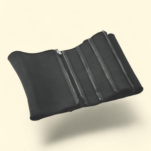 Athletic Works Waist Trimmer Belt, Black, 5-Zipper, 25" - 50"