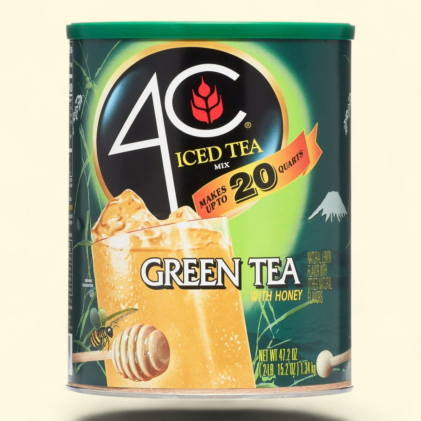 4C Drink Mix, Green Tea, 47.2 Oz