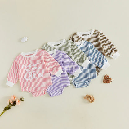 NEW TO THE CREW Striped Long-Sleeve