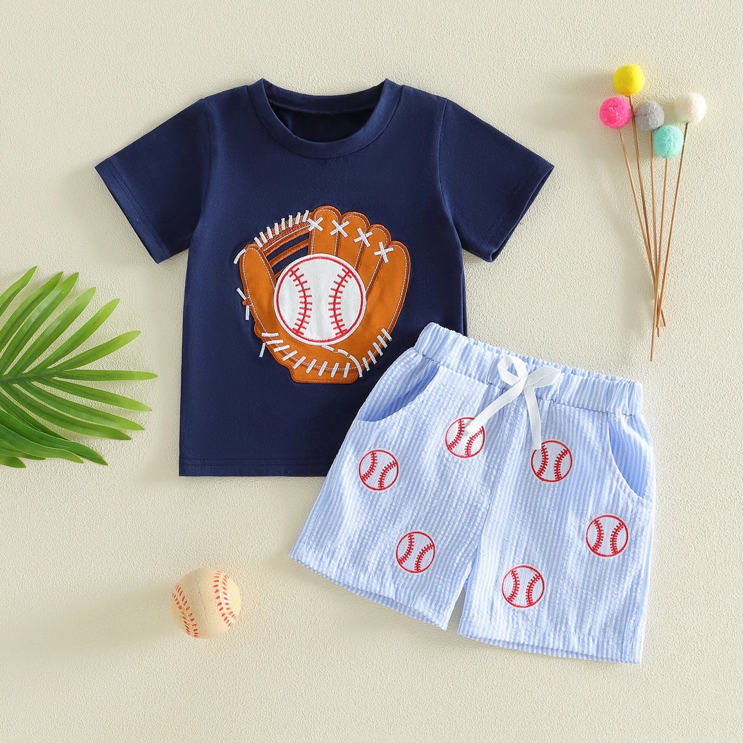 BASEBALL Blue Outfit