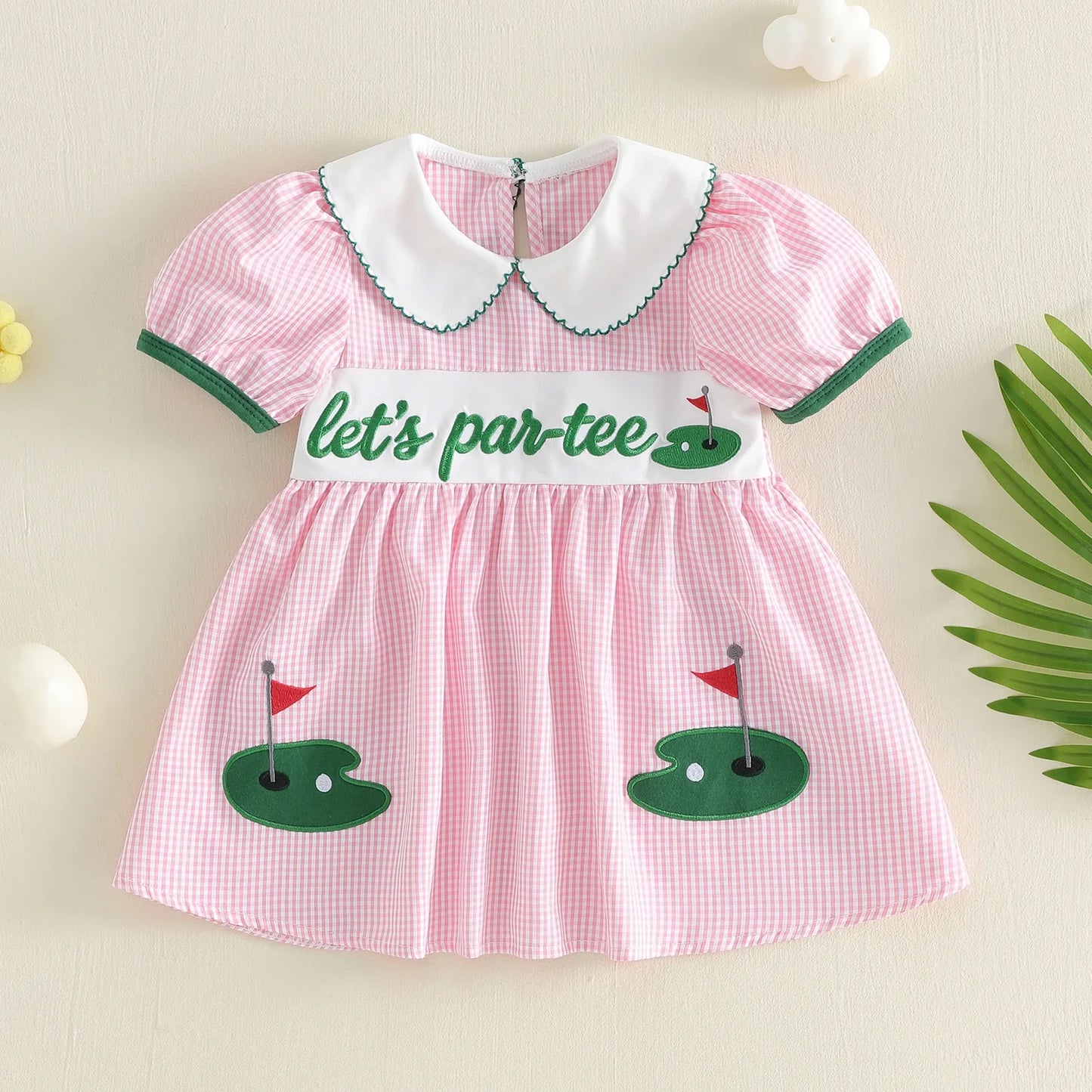 LET'S PAR-TEE Checkered Dress