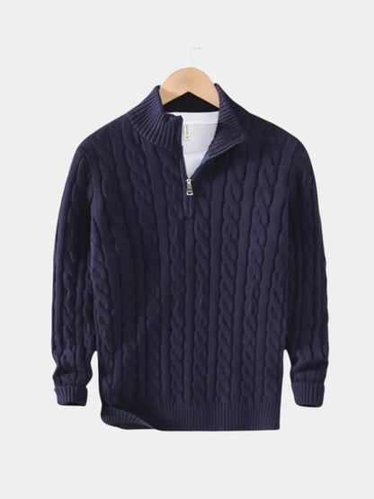 essential-half-zip-sweater-cross-crown-1