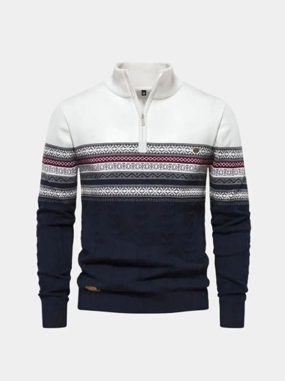 half-zip-knit-pullover-sweater-cross-crown