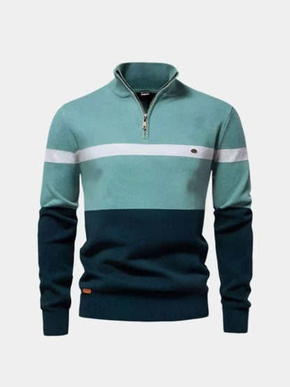 quarter-zip-sweater-jumper-cross-crown