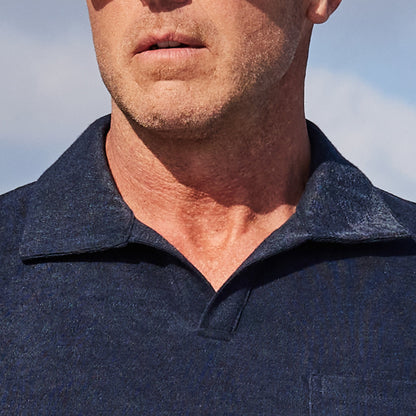 Riva Terry Polo Navy