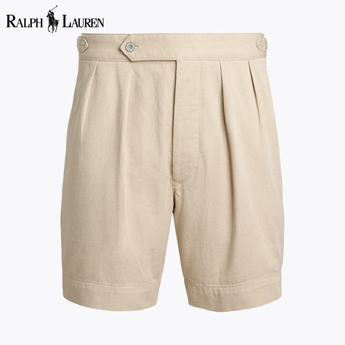rl-relaxed-fit-pleated-twill-short